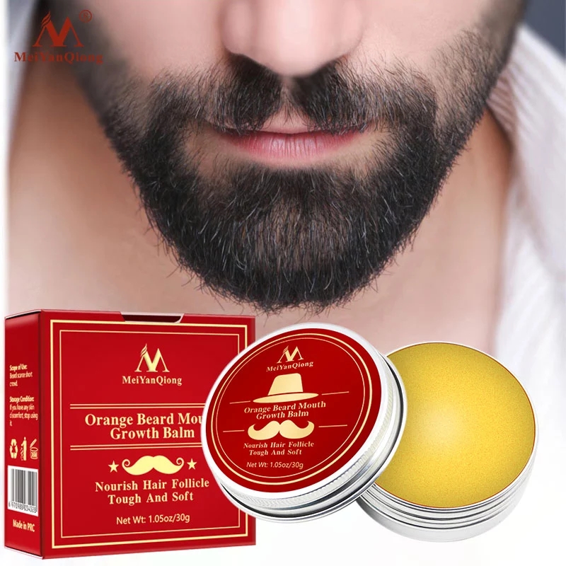 Aftershave Balm Mens - Huile de barbe biologique à l'orange