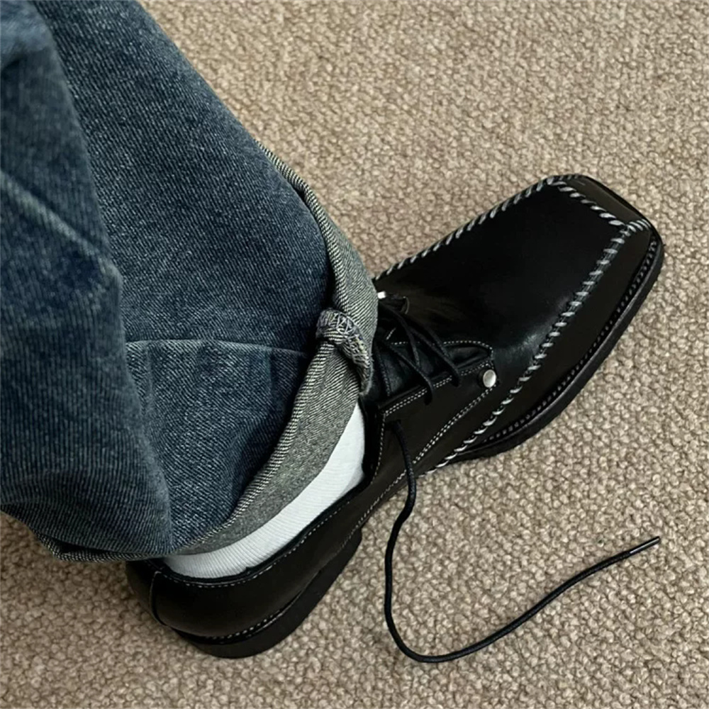 Men'S Groom - Chaussures Derby pour Hommes Style Britannique