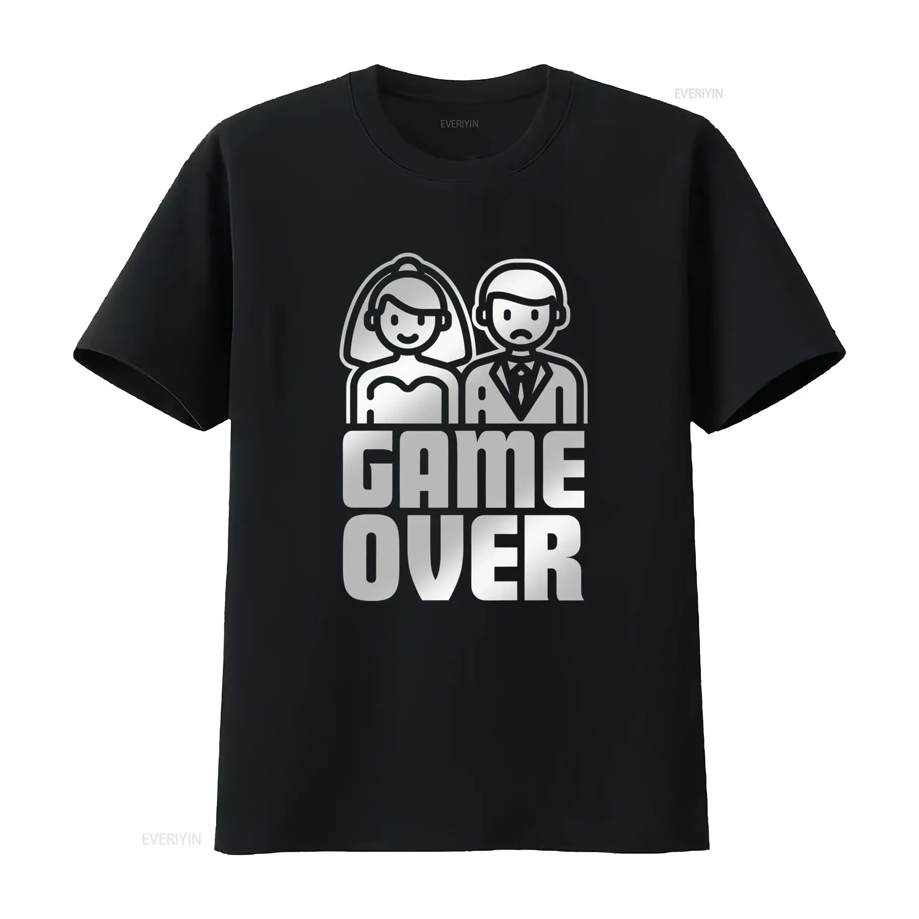 Men'S Groom - T-shirt Unisexe « GAME OVER »