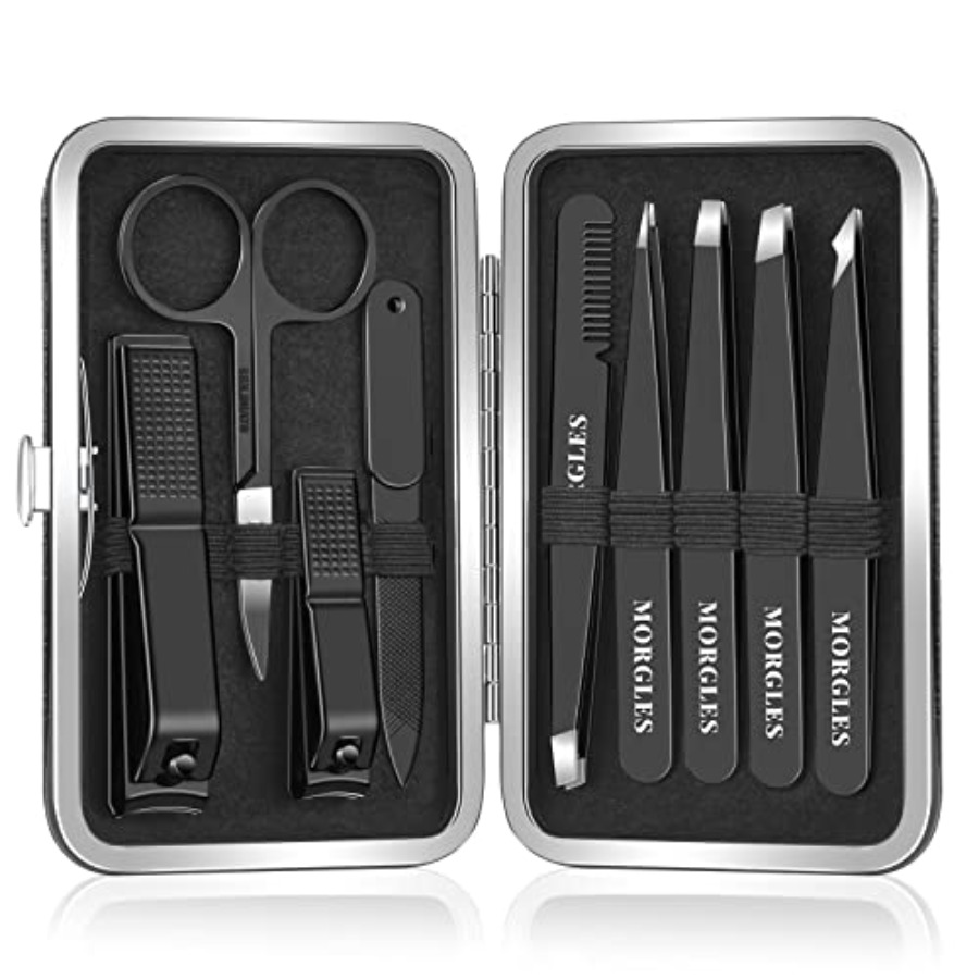 Mens Grooming Kit Case - Ensemble de pinces à épiler zz