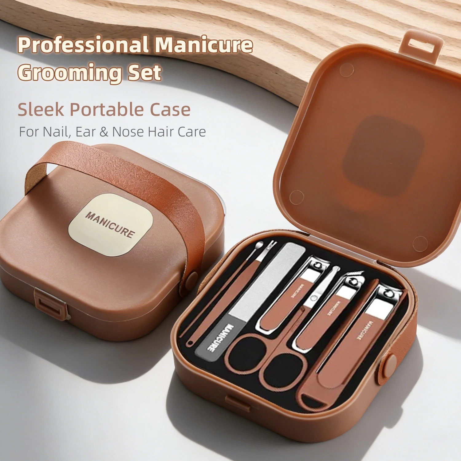 Kit de soins des ongles, ensem - Mens Grooming Kit Case avis et prix